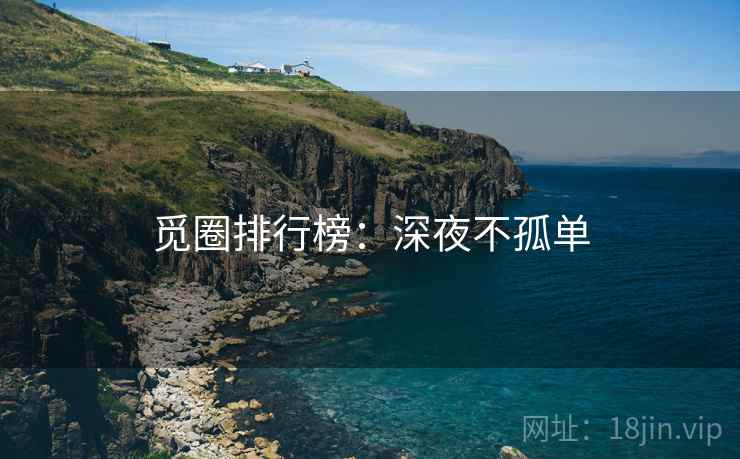 觅圈排行榜：深夜不孤单