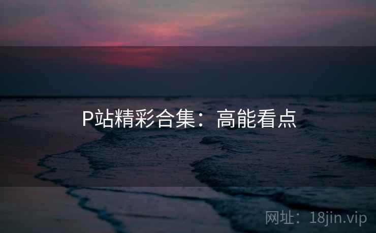 P站精彩合集：高能看点