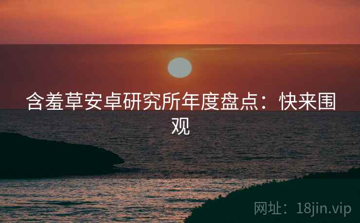含羞草安卓研究所年度盘点：快来围观
