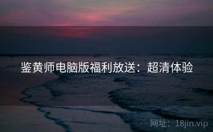 鉴黄师电脑版福利放送：超清体验