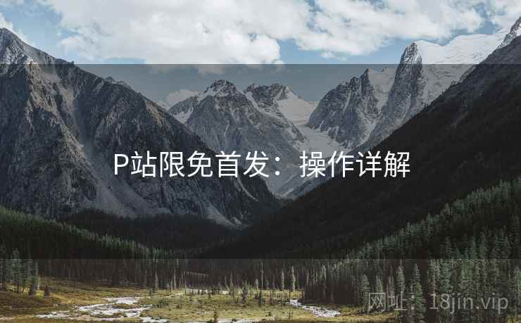 P站限免首发：操作详解